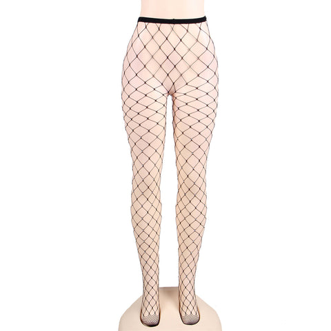 Rhinestone Net Pantyhose